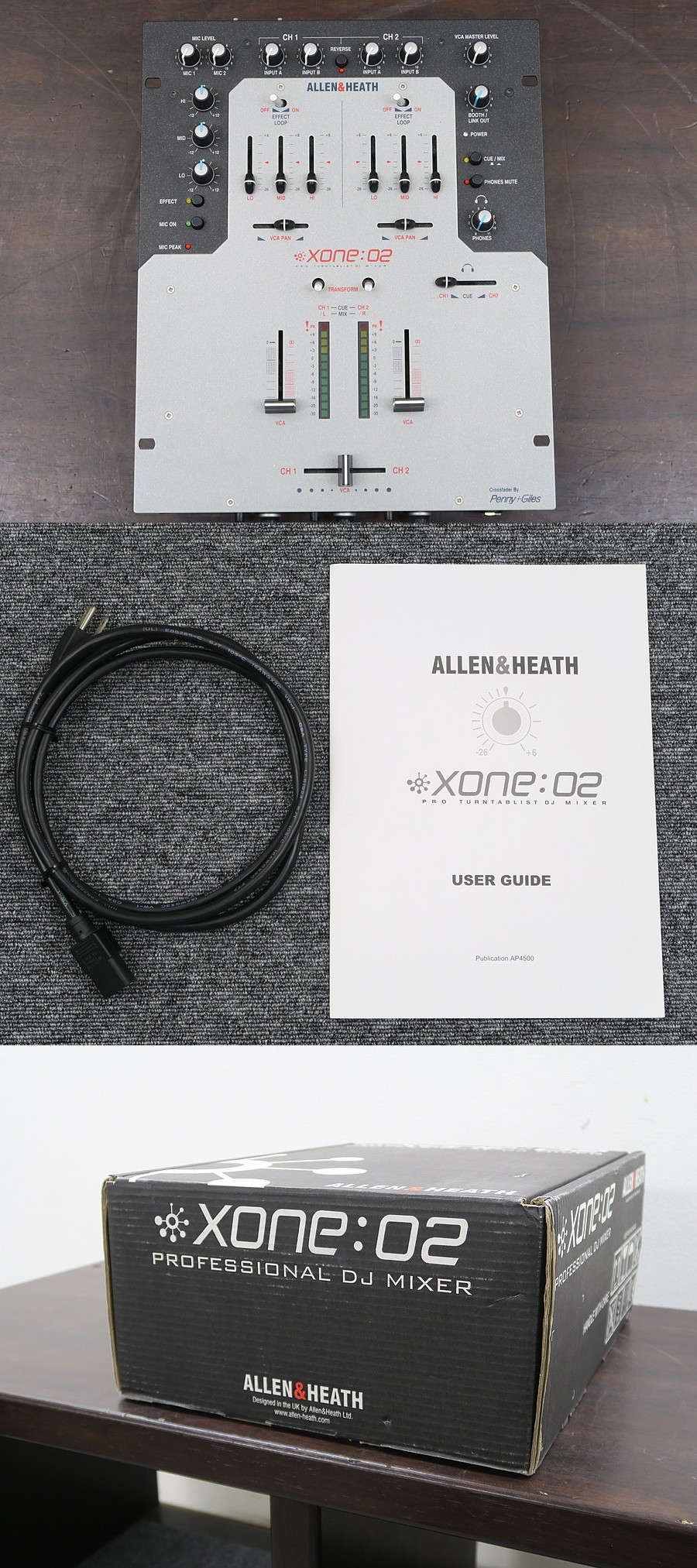 allen&heath xone:02 ミキサー 元箱付 @41244