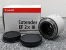 【美品】 Canon EXTENDER EF2XⅢ カメラレンズ 元箱付 @31692