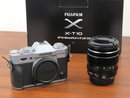 【美品】FUJIFILM X-T10 レンズキット シルバー カメラ @33938