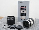 キヤノン Canon EF70-200 F4L IS USM カメラレンズ 元箱付 @42029