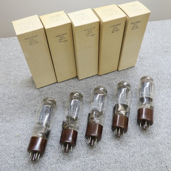 【現状】Value Electronic CV378 真空管 5本セット バリューエレクトロニクス @57644