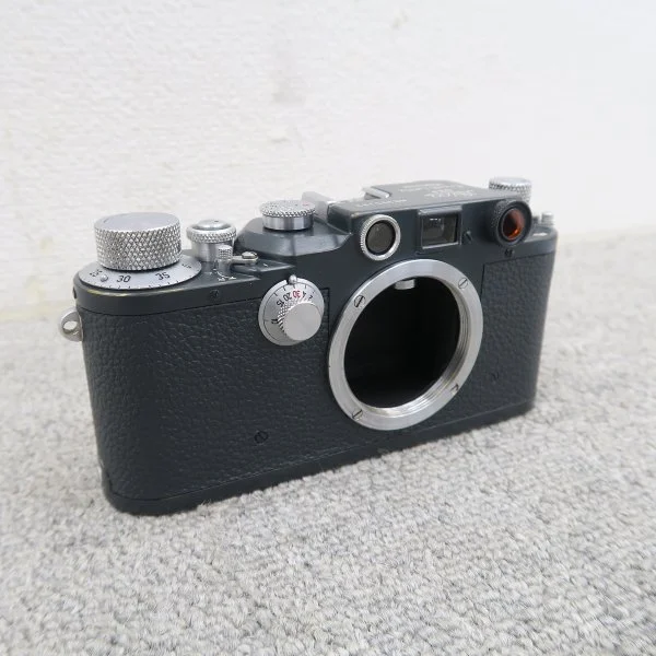 【現状】LEICA IIIc 前期 段付き グレー カメラ ライカ @58256