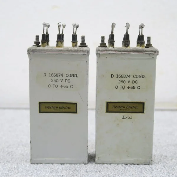 【現状】Western Electric D166874 コンデンサー ウエスタンエレクトリック @59282