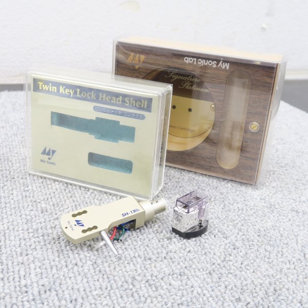 【Bランク】My Sonic Lab Signature Platinum + SH-1RH MCカートリッジ マイソニックラボ @59729