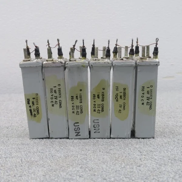 【現状】Western Electric D155003 6本 コンデンサー ウエスタンエレクトリック @60468