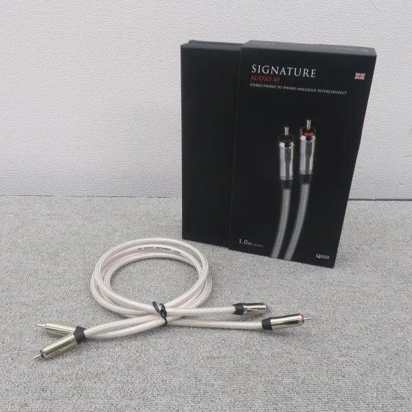 【Bランク】QED Signature Audio 40 1.0m RCAケーブル キューイーディー @60589