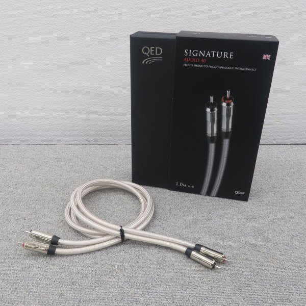 【Bランク】QED Signature Audio 40 1.0m RCAケーブル キューイーディー @60590
