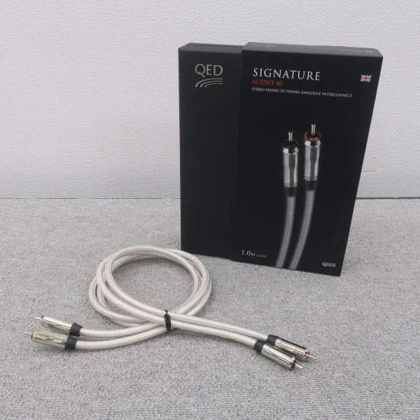 【Bランク】QED Signature Audio 40 1.0m RCAケーブル キューイーディー @60590