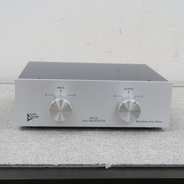 【Aランク】Audio Design HAS-33L セレクター オーディオデザイン @60574