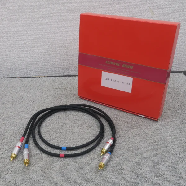 【Aランク】Acoustic Revive LINE-1.0R-tripleC-FM 1.0m RCAケーブル アコースティックリバイブ @60913