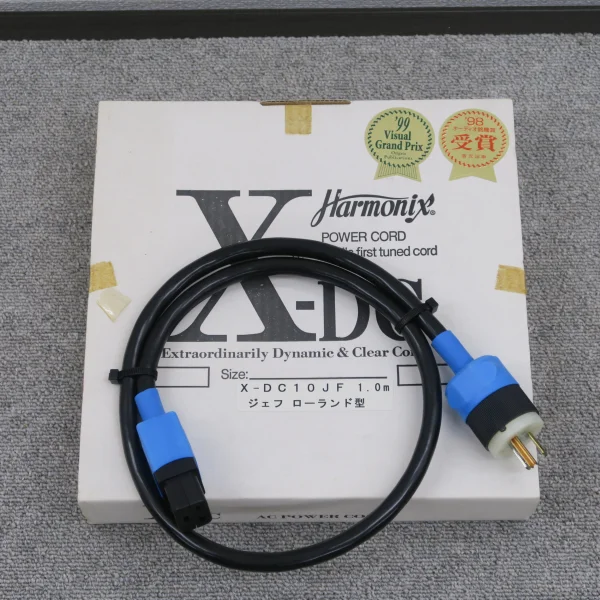 【Sランク】Harmonix X-DC10 1.0m ジェフローランド仕様 電源ケーブル ハーモニクス @60992