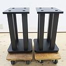 【Aランク】メーカー不明 金属製スピーカースタンドペア @53753
