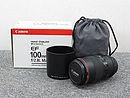 【美品】 Canon EF100mm F2.8L マクロ IS USM レンズ 元箱@37909