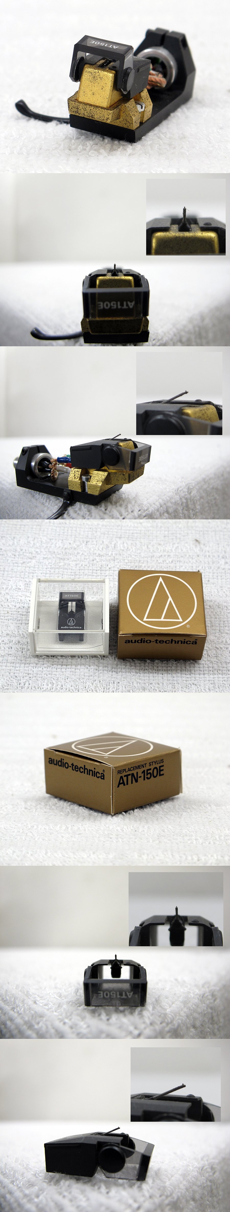 audio-technica AT150E/G MMカートリッジ 替え針付き @22454 / 中古