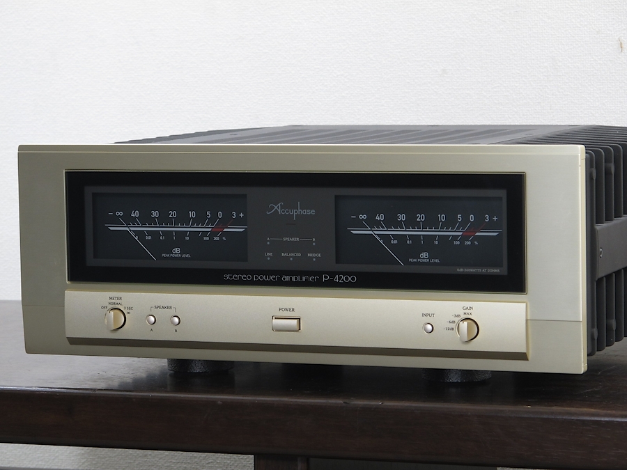 アキュフェーズ Accuphase P-4200 パワーアンプ 保証付き @22157 / 中古オーディオ買取、販売、通販のショップアフロオーディオ横浜