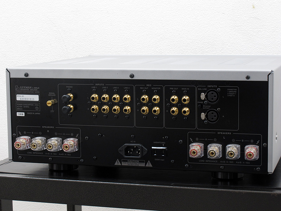 美品】 ラックスマン LUXMAN L-505uX プリメインアンプ @22665 / 中古