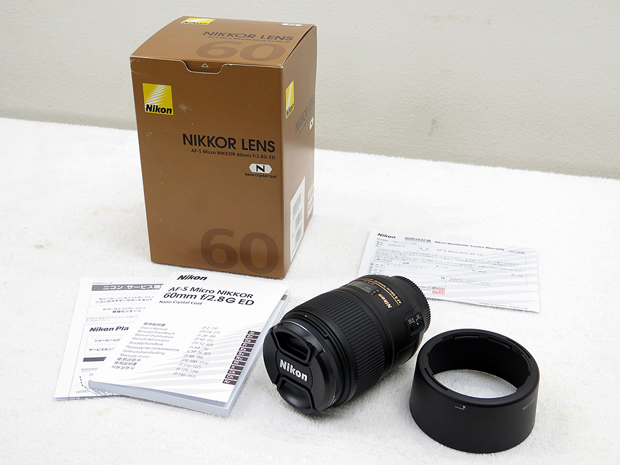 Nikon AF-S Micro NIKKOR 60mm f/2.8G ED カメラレンズ