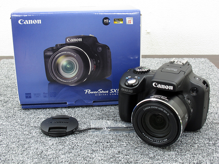 キヤノン Canon Power Shot SX50 HS カメラ 元箱付 @22832 / 中古