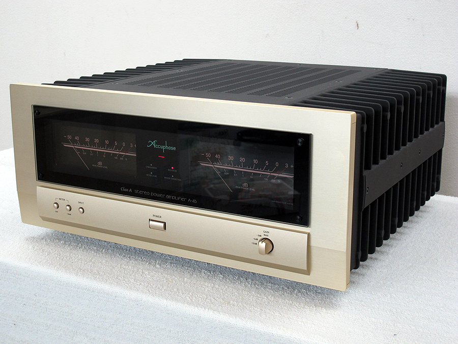 アキュフェーズ Accuphase A-45 パワーアンプ @22932 / 中古オーディオ買取、販売、通販のショップアフロオーディオ横浜