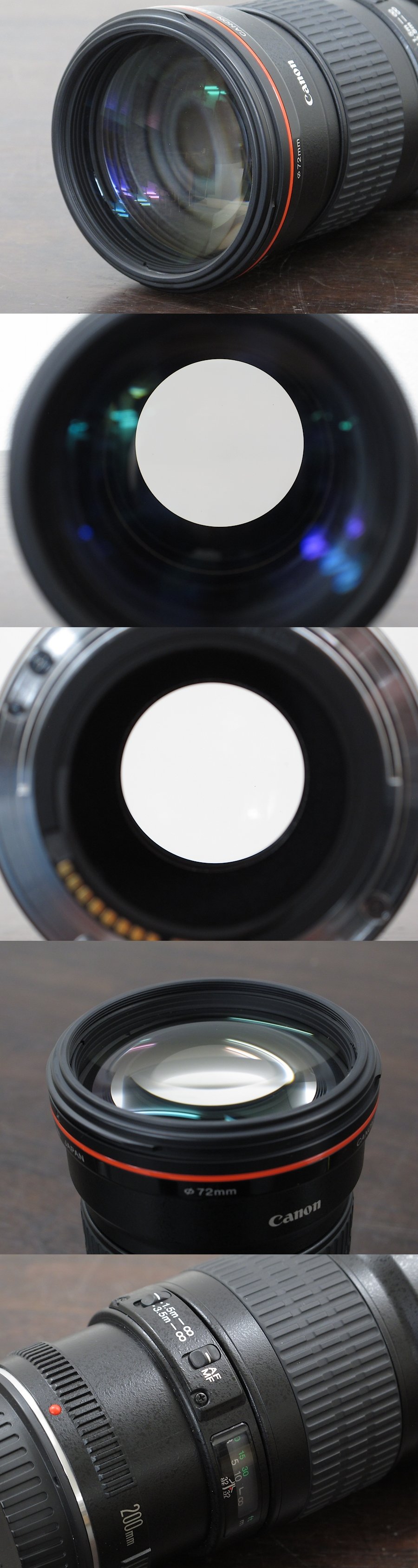 キヤノン Canon EF200mm F2.8L II USM カメラレンズ @23073 / 中古