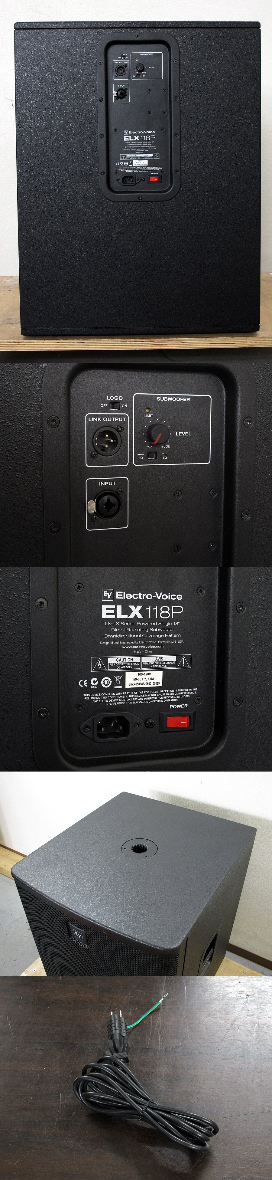 エレクトロボイス Electro-Voice ELX118P サブウーファー @23142 /  中古オーディオ買取、販売、通販のショップアフロオーディオ横浜