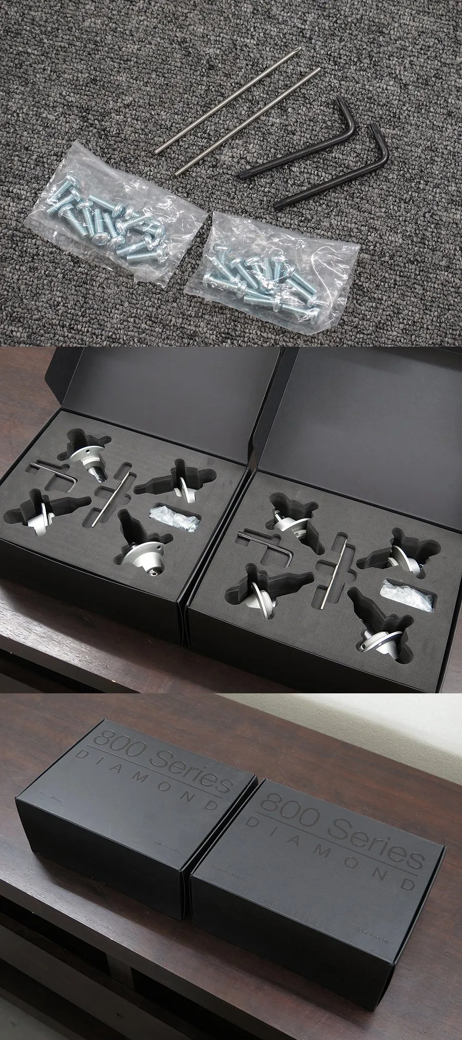 B&W FOOT SPIKE KIT 802Diamond等スパイクキット @23189｜中古