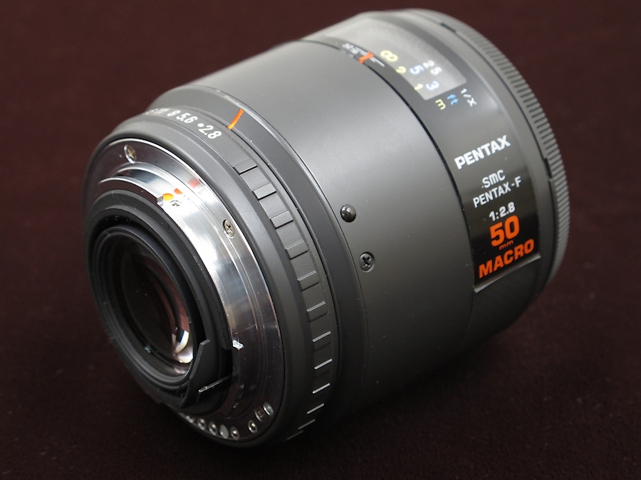PENTAX SMC PENTAX-F MACRO 1:2.8 50mm ペンタックス@23386 / 中古
