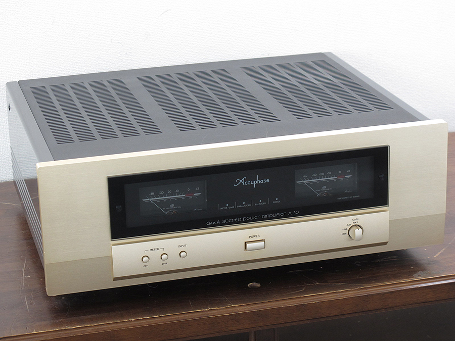 アキュフェーズ Accuphase A-30 パワーアンプ @23692 / 中古オーディオ買取、販売、通販のショップアフロオーディオ横浜