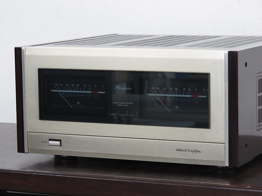 アキュフェーズ Accuphase P-800 パワーアンプ @23793 / 中古オーディオ買取、販売、通販のショップアフロオーディオ横浜