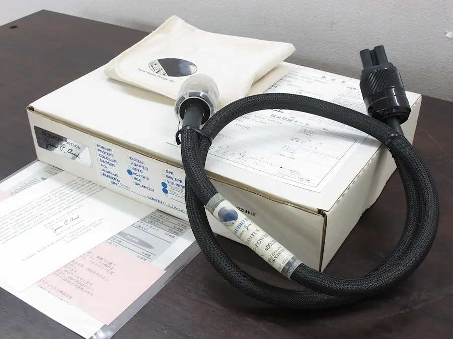 PAD AC TANTUS (1.0m) 電源ケーブル 元箱付き