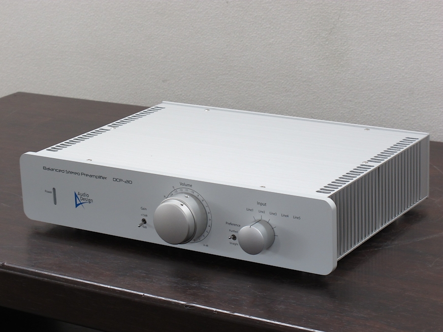 美品】Audio Design DCP-210 プリアンプ 元箱付 @24129 / 中古