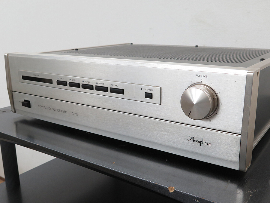 アキュフェーズ Accuphase C-222 プリアンプ @24364 / 中古オーディオ買取、販売、通販のショップアフロオーディオ横浜