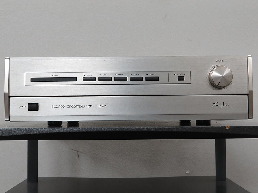 アキュフェーズ Accuphase C-222 プリアンプ @24364 / 中古オーディオ買取、販売、通販のショップアフロオーディオ横浜