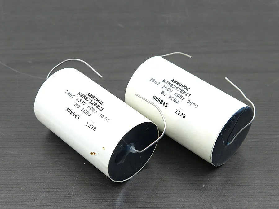 AEROVOX W45B2528E21 28uf 250V コンデンサー