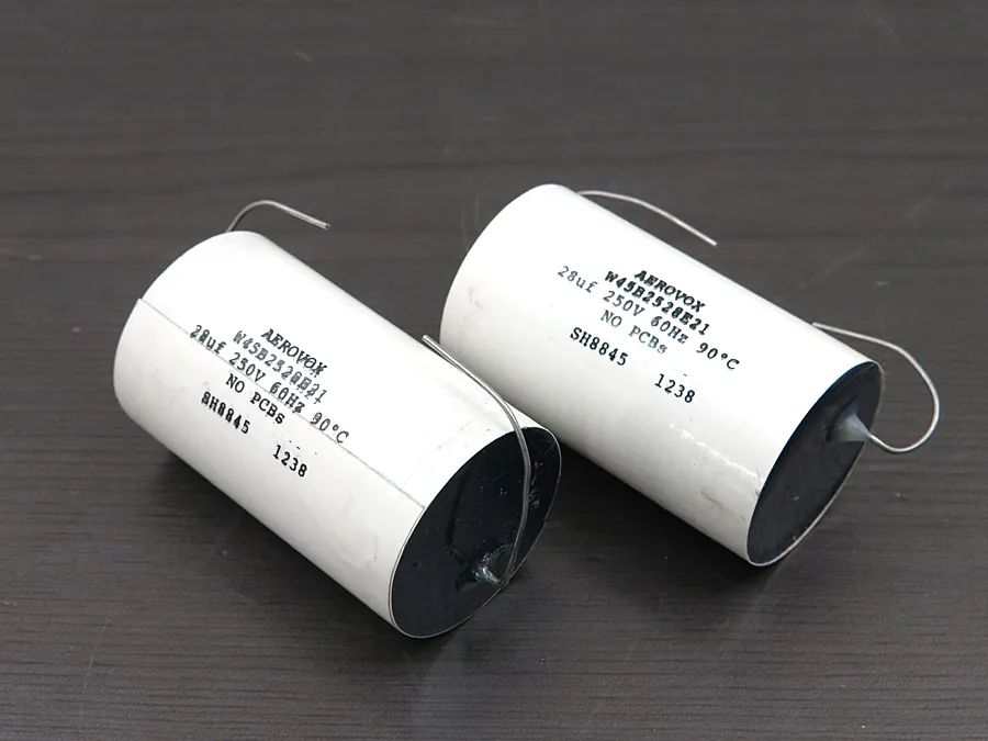 AEROVOX W45B2528E21 28uf 250V コンデンサー