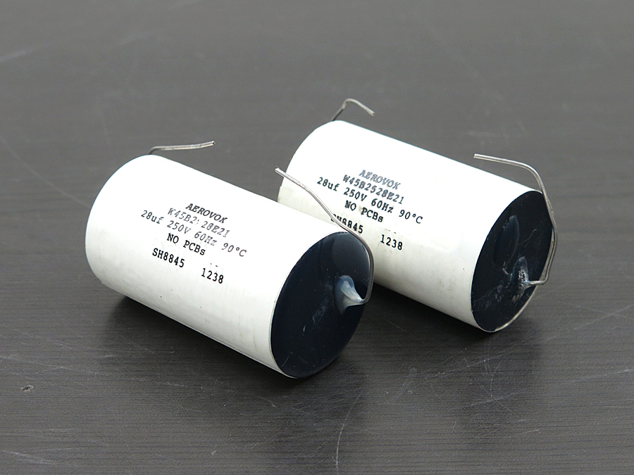 AEROVOX W45B2528E21 28uf 250V コンデンサー