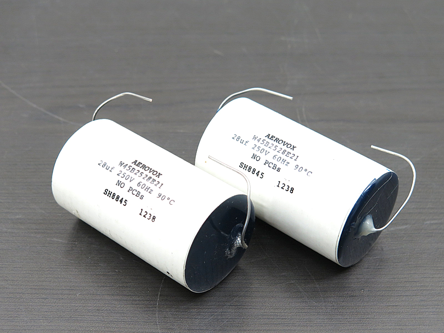AEROVOX W45B2528E21 28uf 250V コンデンサー
