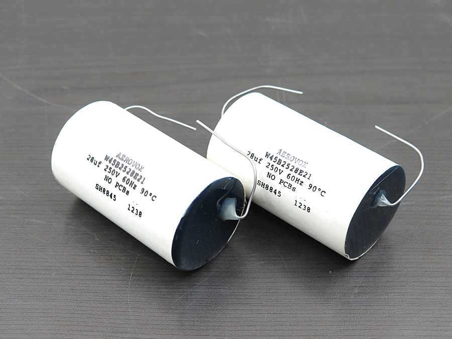 AEROVOX W45B2528E21 28uf 250V コンデンサー
