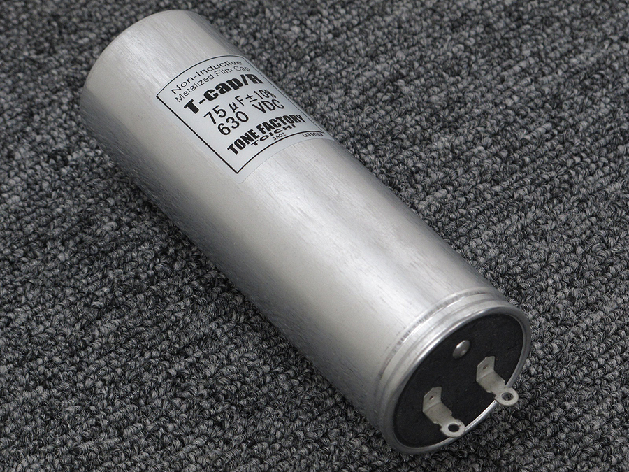 未使用 東一電機 T-cap/R 75uF 630VDC(1本) コンデンサー