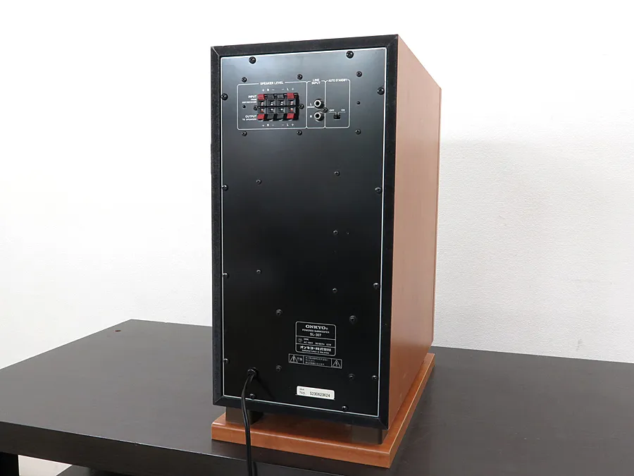 ONKYO アンプ内蔵サブウーファー SL-307 オンキヨー ONKYO SL-307 アンプ内蔵 サブウーファー @24561｜中古