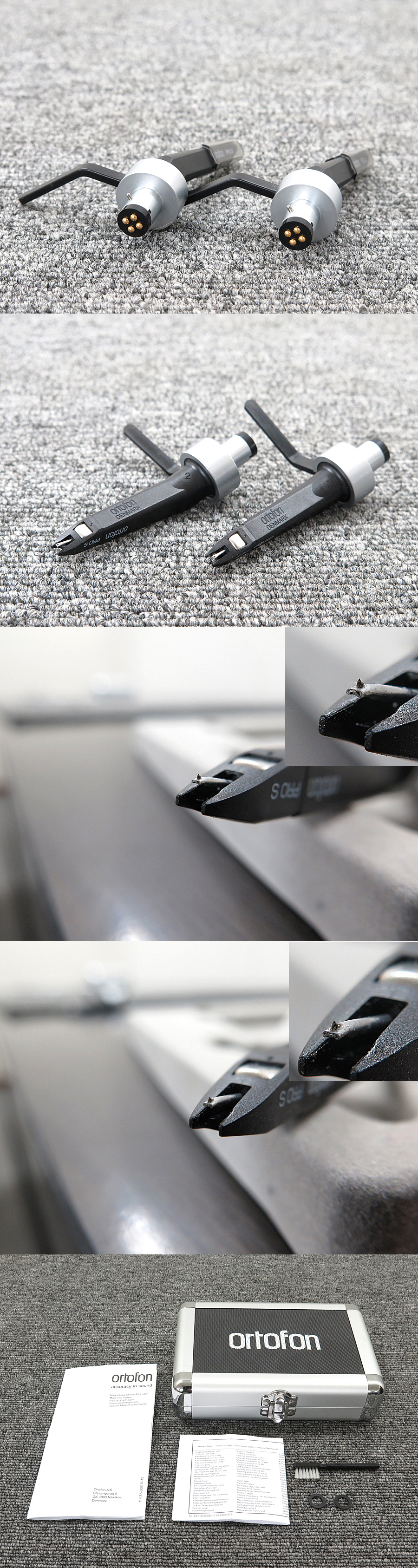 ortofon Concorde Twin PRO S MMカートリッジ 2個セット @24565 / 中古