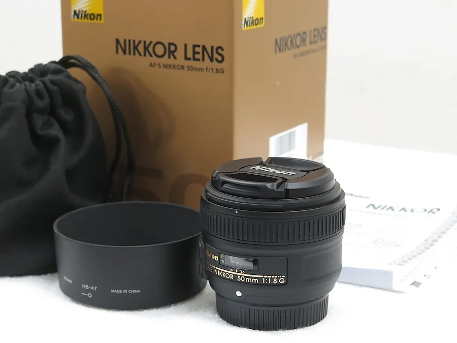 Nikon AF-S Nikkor 50mm F/1.8G 単焦点レンズ 元箱付