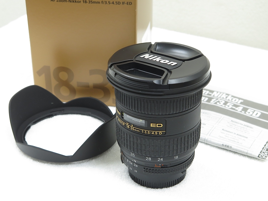 Nikon AI AF Zoom-Nikkor 18-35mm f/3.5-4.5Dレンズ 元箱