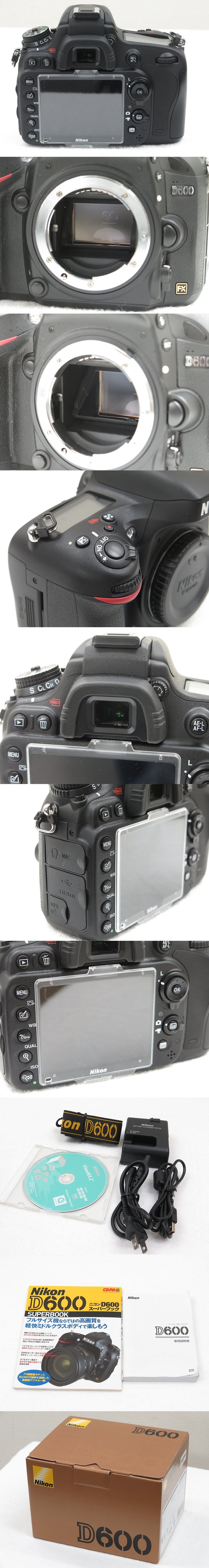 【中古】Nikon D600 ボディ トップカメラオンライン / 【中古】 ニコン(nikon) D600 ボディ