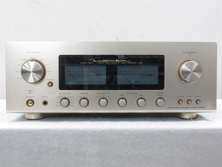 美品】 ラックスマン LUXMAN L-505f プリメインアンプ @24897 / 中古オーディオ買取、販売、通販のショップアフロオーディオ横浜