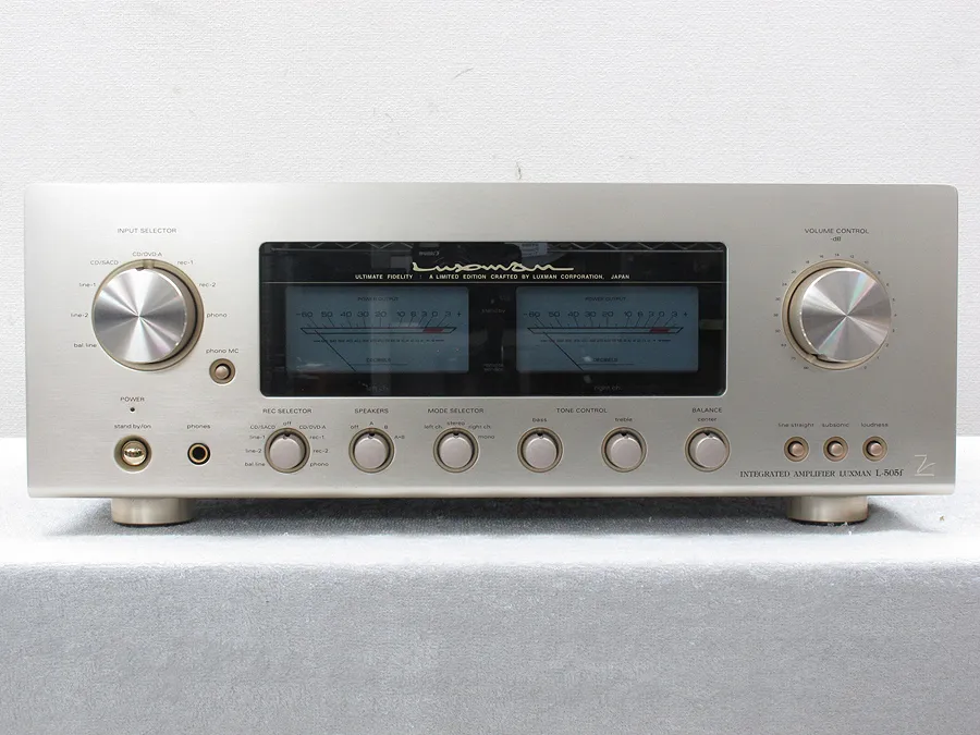 ラックスマン LUXMAN L-505f プリメインアンプ
