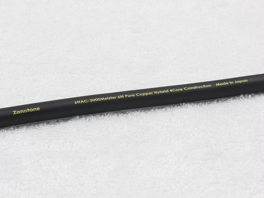 Zonotone 6NAC-3000 Meister　RCAケーブル① ZONOTONE : 6NAC-3000 Meister/1.0m - 中古 | オーディオユニオン