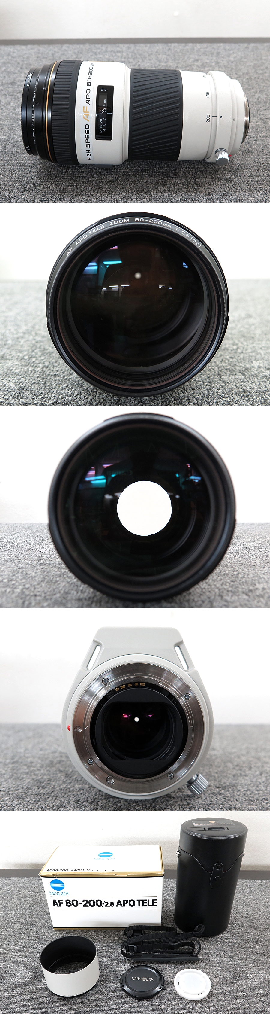 APO TELE ZOOM 80-200mm f/2.8 ズームレンズ Minolta f/2.8 80-200mm Camera Lenses for sale - eBay