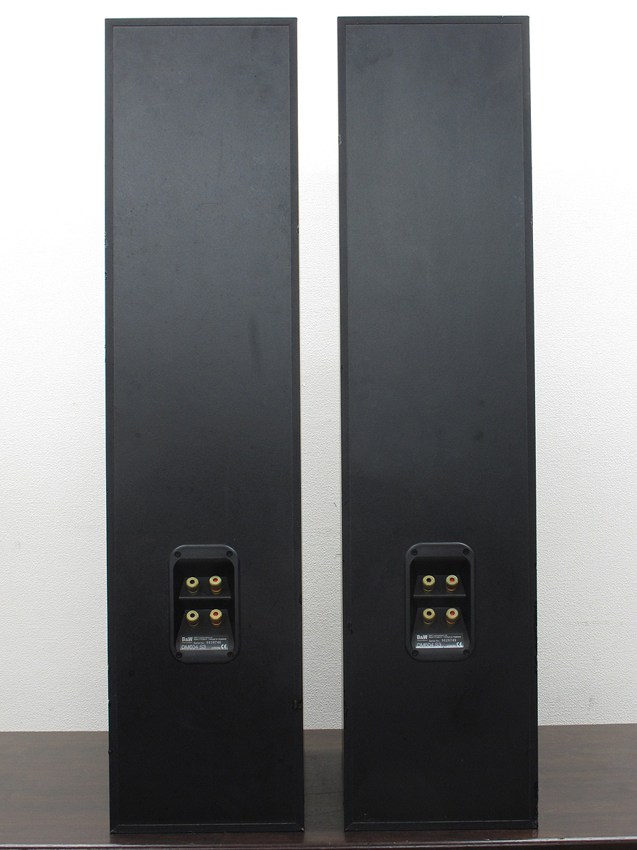 B&W DM604 S3 フロア型スピーカー ペア 高音質 バイワイヤリング対応 B&W DM604 S3 スピーカー ペア @39032 / 中古オーディオ買取