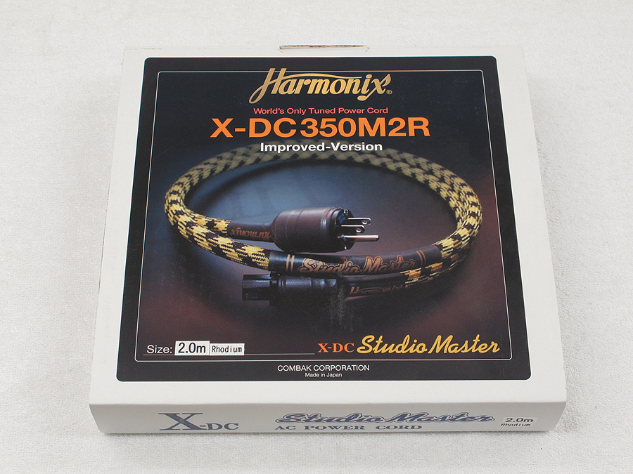 Harmonix X-DC350M2R(2.0m) 電源ケーブル 元箱付 @25163 / 中古